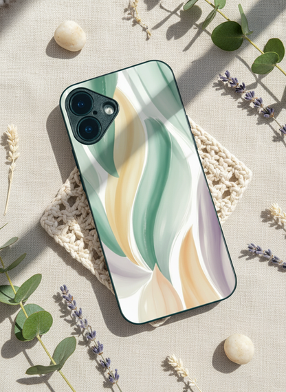 Artistic Touch Premium Glass Back Cover For iPhone 11-17 Models