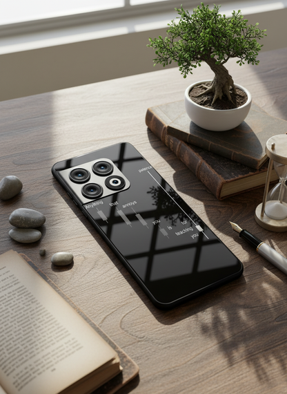 Candle Wisdom Premium Glass Back Cover For One Plus 13, 12, 11, 10, Nord Series