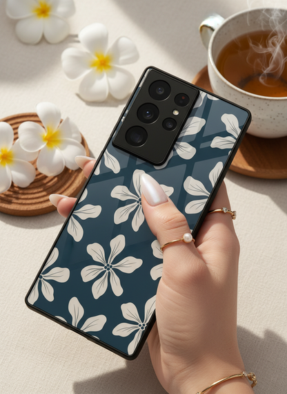 Lily Love Premium Glass Back Cover For Galaxy S, A, M & F Series