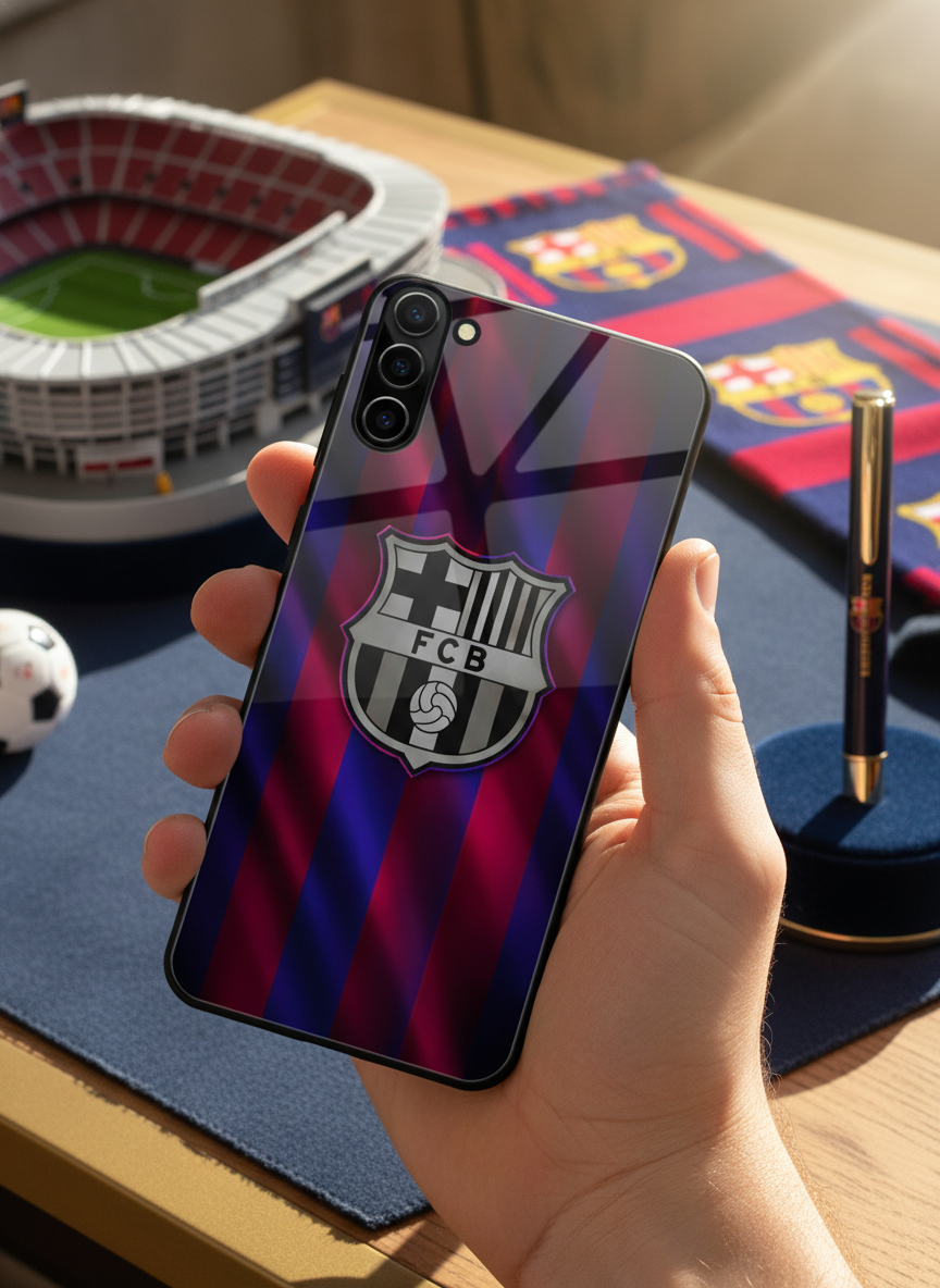 Royal Rivalry Premium Glass Back Cover For Galaxy S, A, M & F Series