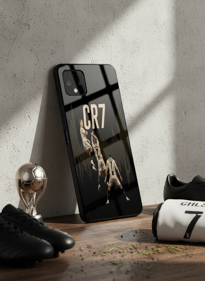 Air CR7 Premium Glass Back Cover For Google Pixel 7,8,9,10 Series