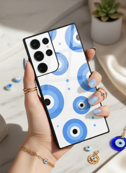 Eye Of Protection OG Premium Glass Back Cover For Galaxy S, A, M & F Series