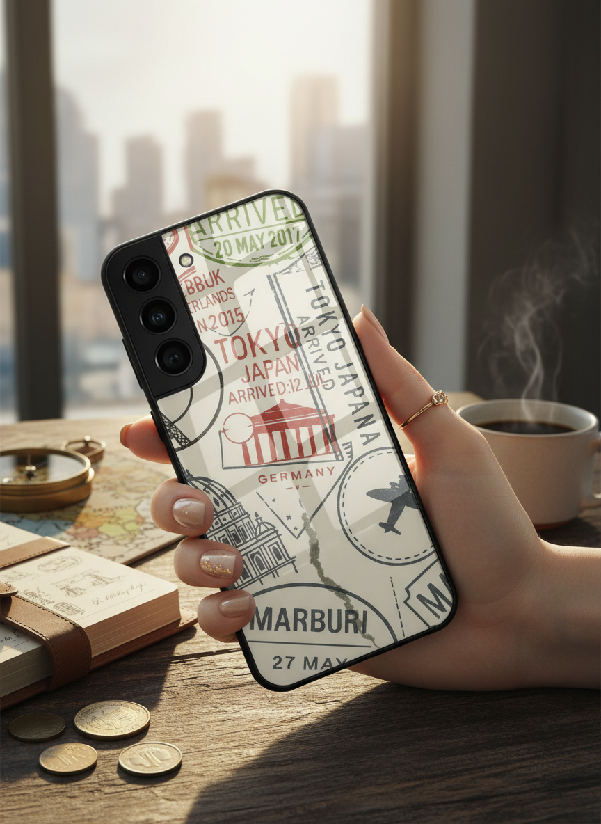 ARRIVE SOON Premium Glass Back Cover For Galaxy S, A, M & F Series