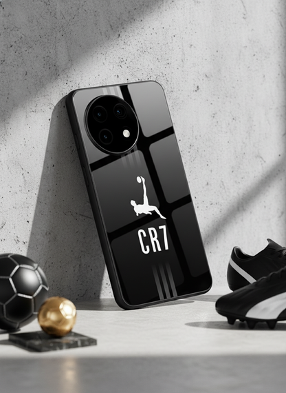 CR7 Legacy Premium Glass Back Cover For One Plus 13, 12, 11, 10, Nord Series