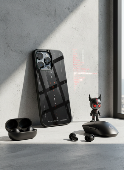 Oblivion Eyes Premium Glass Back Cover For iPhone 11-17 Models