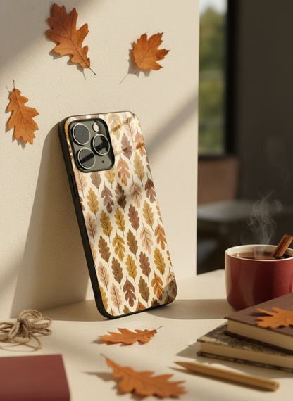 Cozy Season Premium Glass Back Cover For iPhone 11-17 Models