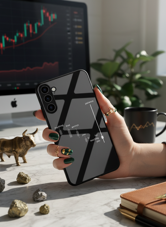 Candle Wisdom Premium Glass Back Cover For Galaxy S, A, M & F Series