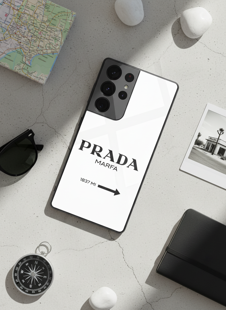 GOSSIP GIRL Luxury Lane Premium Glass Back Cover For Galaxy S, A, M & F Series