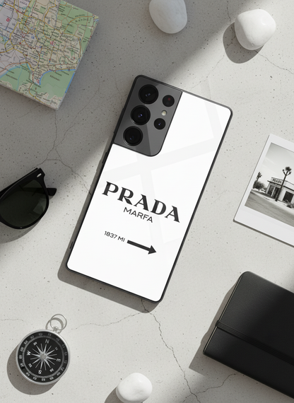 GOSSIP GIRL Luxury Lane Premium Glass Back Cover For Galaxy S, A, M & F Series