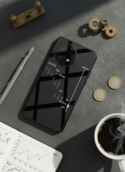Candle Wisdom Premium Glass Back Cover For One Plus 13, 12, 11, 10, Nord Series