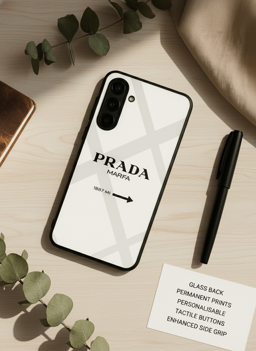 GOSSIP GIRL Luxury Lane Premium Glass Back Cover For Galaxy S, A, M & F Series