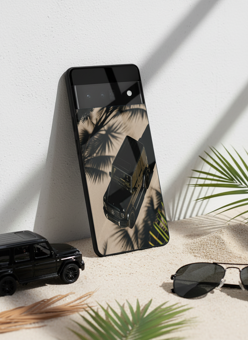 Shadow Drive Premium Glass Back Cover For Google Pixel 7,8,9,10 Series