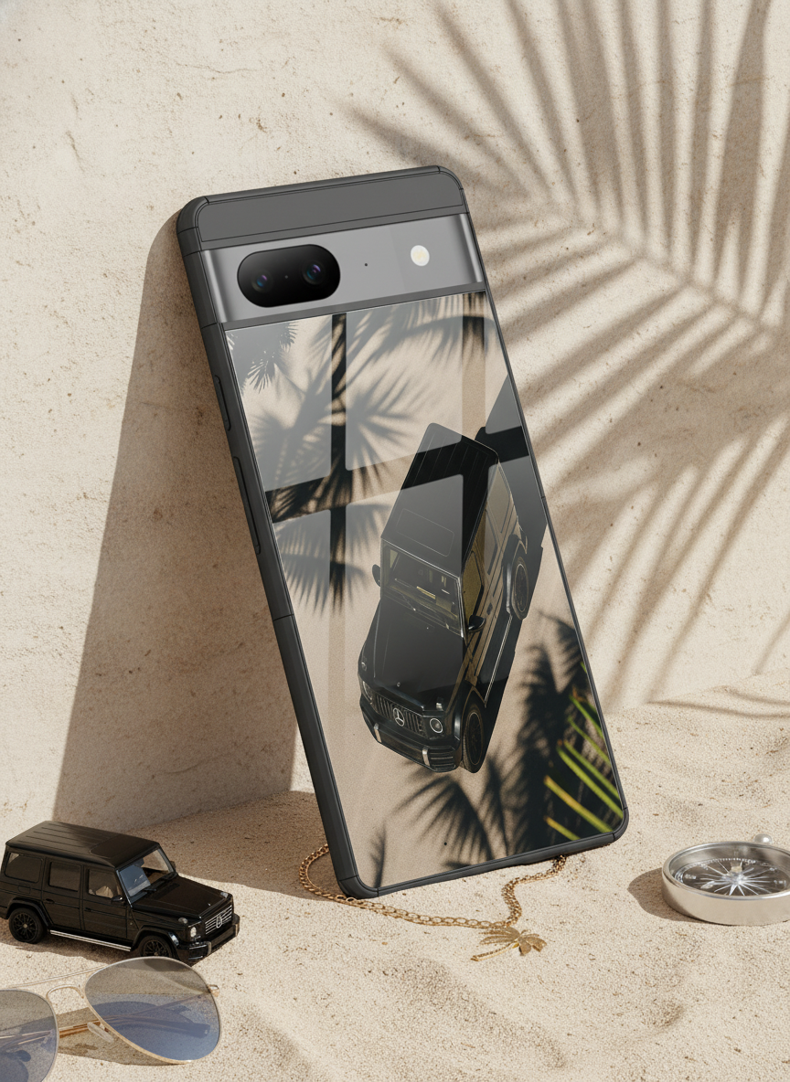 Shadow Drive Premium Glass Back Cover For Google Pixel 7,8,9,10 Series