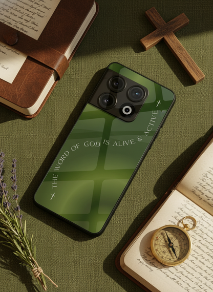 Alive & Active Premium Glass Back Cover For One Plus 13, 12, 11, 10, Nord Series