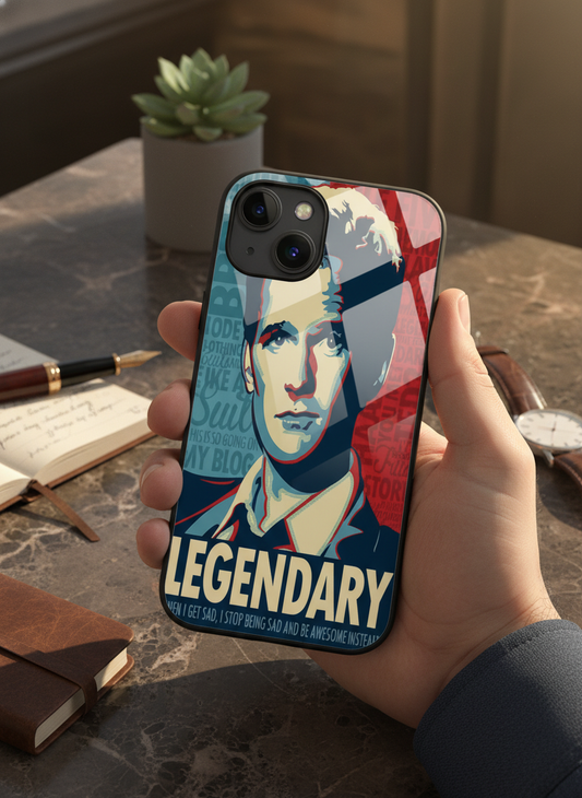 HIMYM The Legendary Premium Glass Back Cover For iPhone 11-17 Models
