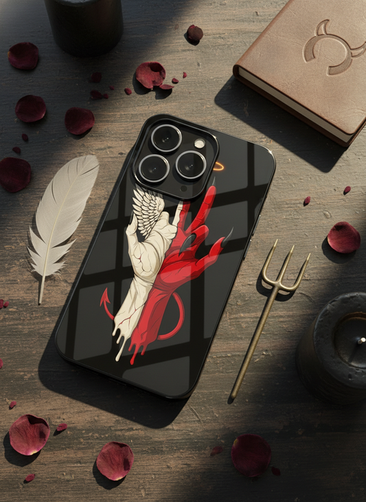 Duality Premium Glass Back Cover For iPhone 11-17 Models