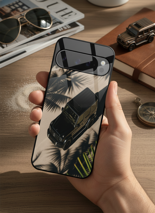 Shadow Drive Premium Glass Back Cover For Google Pixel 7,8,9,10 Series