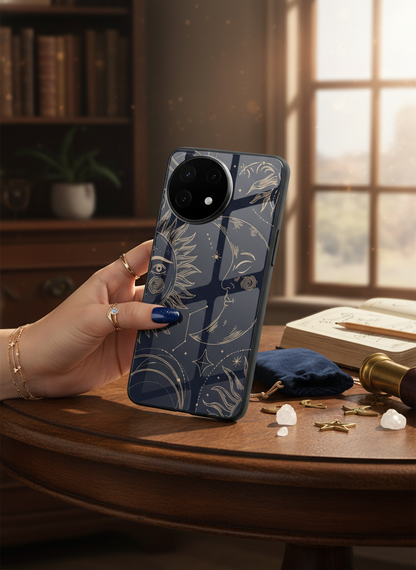 Celestial Dream Glass Back Cover For One Plus 13, 12, 11, 10, Nord Series