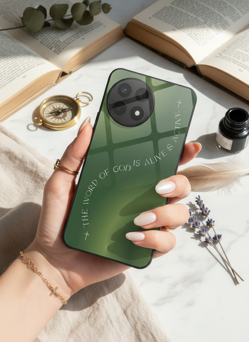 Alive & Active Premium Glass Back Cover For One Plus 13, 12, 11, 10, Nord Series