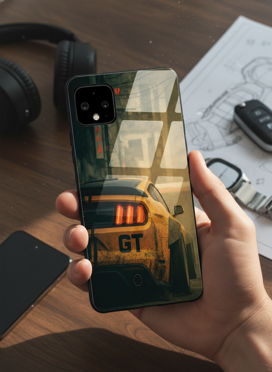 Road King Premium Glass Back Cover For Google Pixel 7,8,9,10 Series