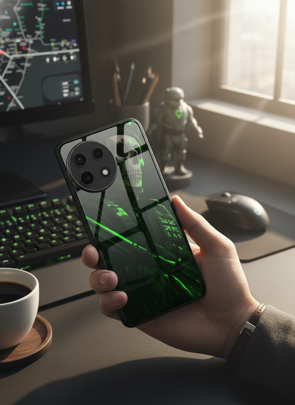 COD Zombie Premium Glass Back Cover For One Plus 13, 12, 11, 10, Nord Series