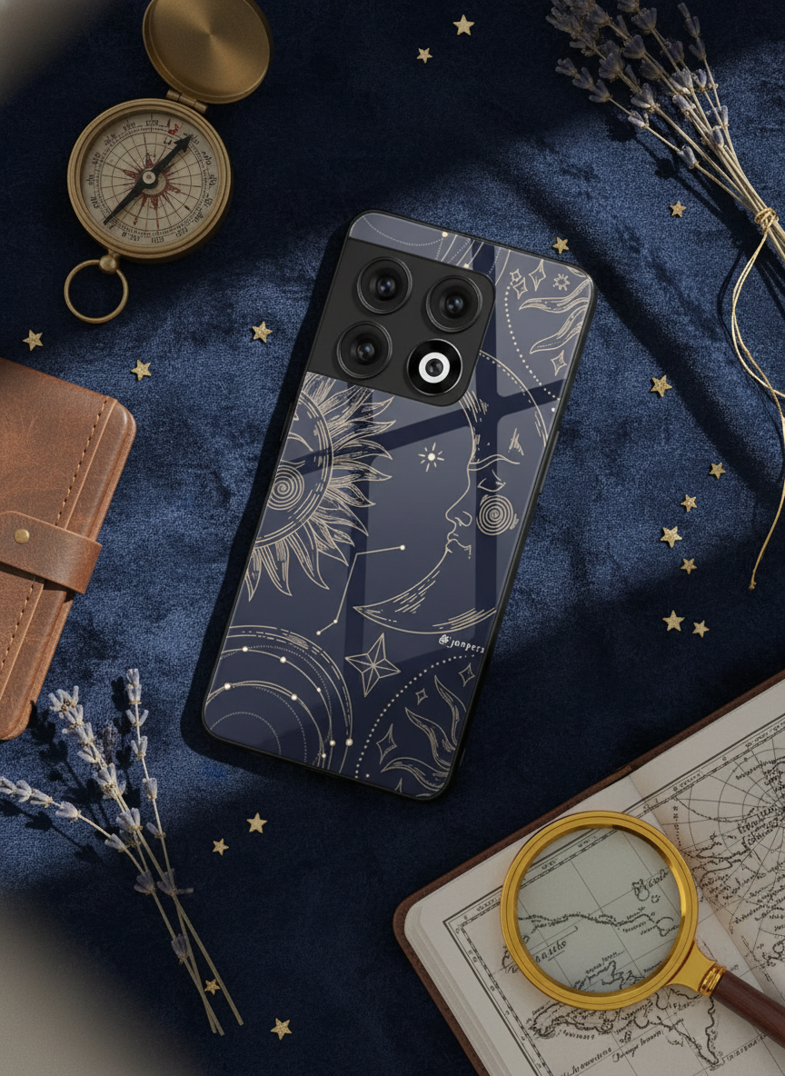 Celestial Dream Glass Back Cover For One Plus 13, 12, 11, 10, Nord Series