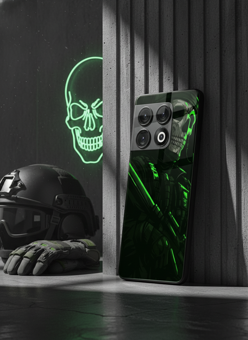 COD Zombie Premium Glass Back Cover For One Plus 13, 12, 11, 10, Nord Series