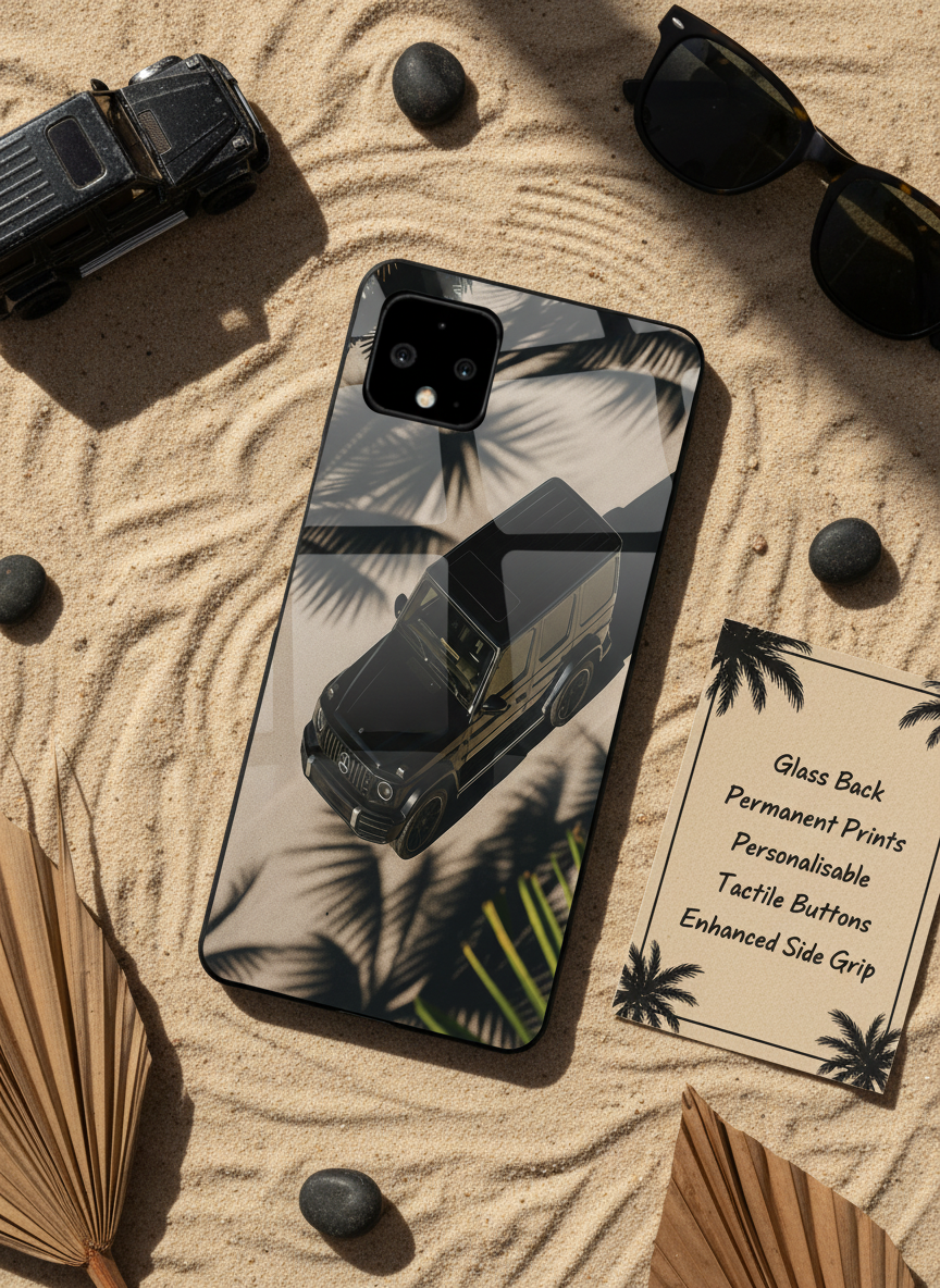 Shadow Drive Premium Glass Back Cover For Google Pixel 7,8,9,10 Series