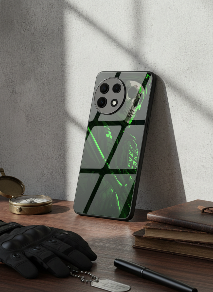 COD Zombie Premium Glass Back Cover For One Plus 13, 12, 11, 10, Nord Series