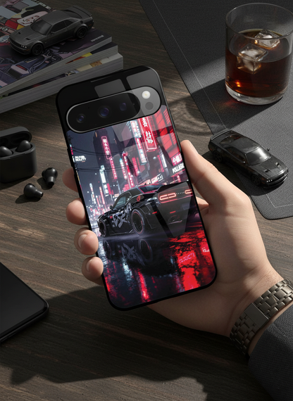 Tokyo Heart Premium Glass Back Cover For Google Pixel 7,8,9,10 Series