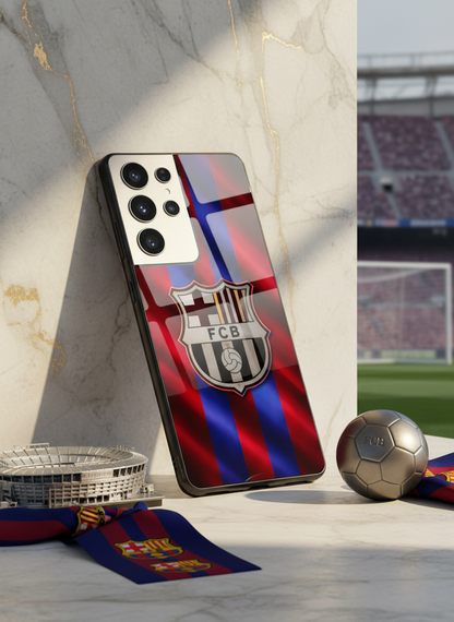 Royal Rivalry Premium Glass Back Cover For Galaxy S, A, M & F Series