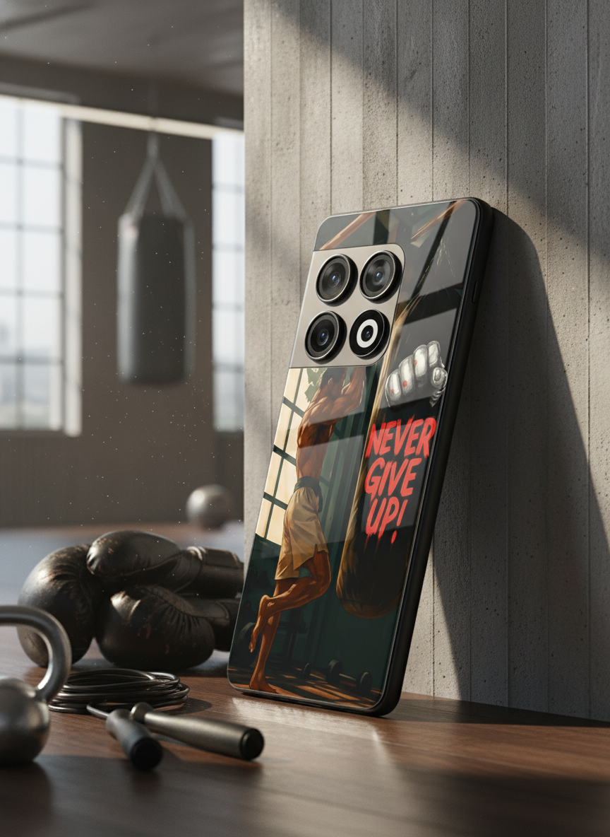 Warrior Spirit Premium Glass Back Cover For One Plus 13, 12, 11, 10, Nord Serie