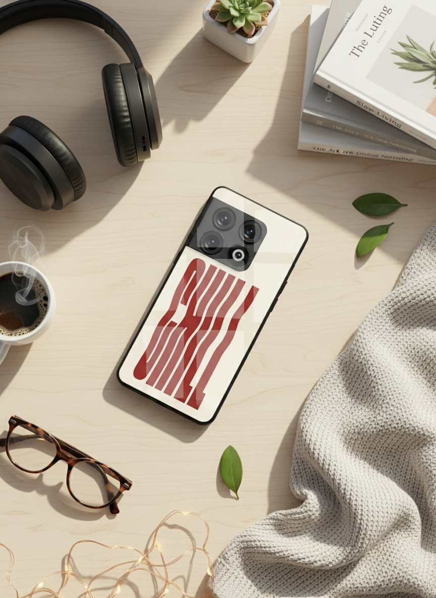 Stay Chill Glass Back Cover For One Plus 13, 12, 11, 10, Nord Series