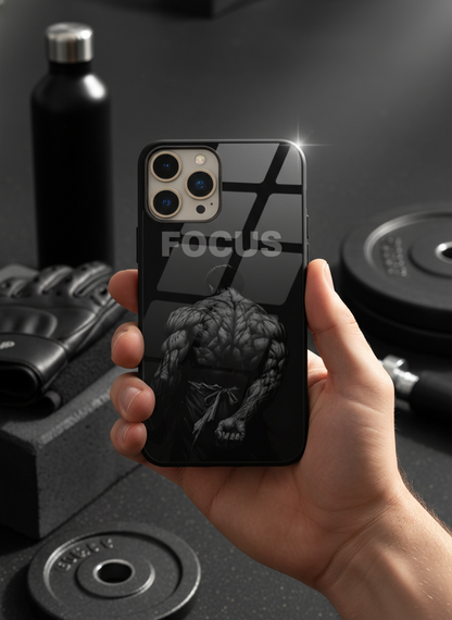 Focus Premium Glass Back Cover For iPhone 11-17 Models