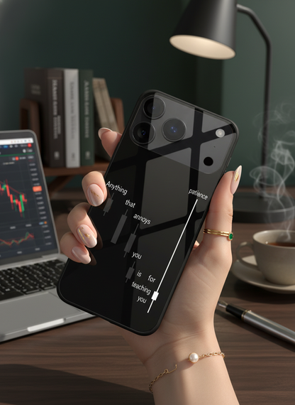 Candle Wisdom Premium Glass Back Cover For iPhone 11-17 Models