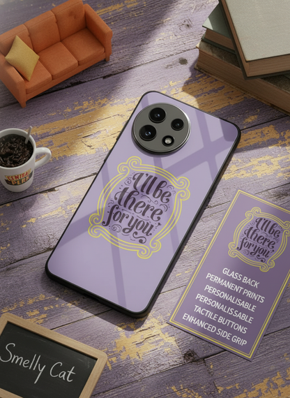 Forever Friends Premium Glass Back Cover For One Plus 13, 12, 11, 10, Nord Series