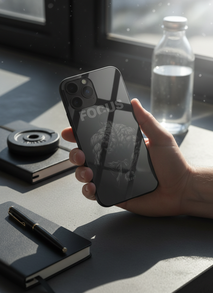 Focus Premium Glass Back Cover For iPhone 11-17 Models