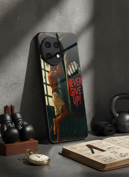 Warrior Spirit Premium Glass Back Cover For One Plus 13, 12, 11, 10, Nord Serie