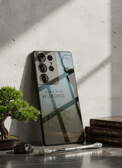 BMW -Black Myth Wukong Premium Glass Back Cover For Galaxy S, A, M & F Series