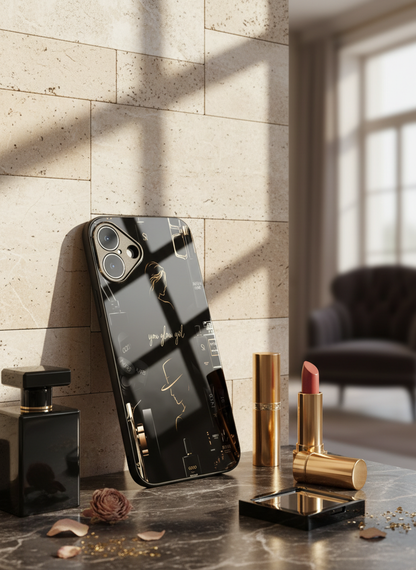 Glow & Grace Premium Glass Back Cover For iPhone 11-17 Models