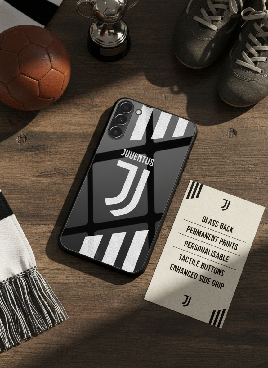 Shadow Legacy Premium Glass Back Cover For Galaxy S, A, M & F Series