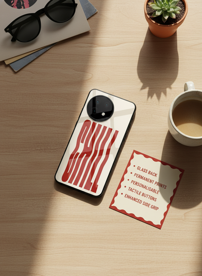 Stay Chill Glass Back Cover For One Plus 13, 12, 11, 10, Nord Series