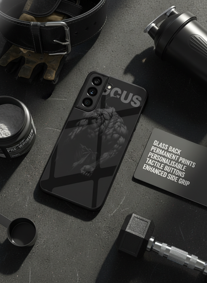 Focus Premium Glass Back Cover For Galaxy S, A, M & F Series