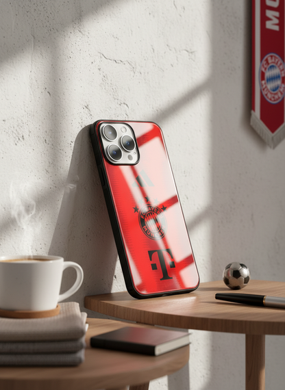 Red Armor Premium Glass Back Cover For iPhone 11-17 Models