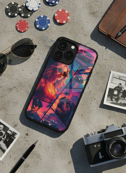GTA Loading  Premium Glass Back Cover For iPhone 11-17 Models