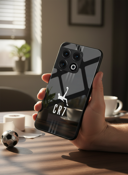 CR7 Legacy Premium Glass Back Cover For One Plus 13, 12, 11, 10, Nord Series