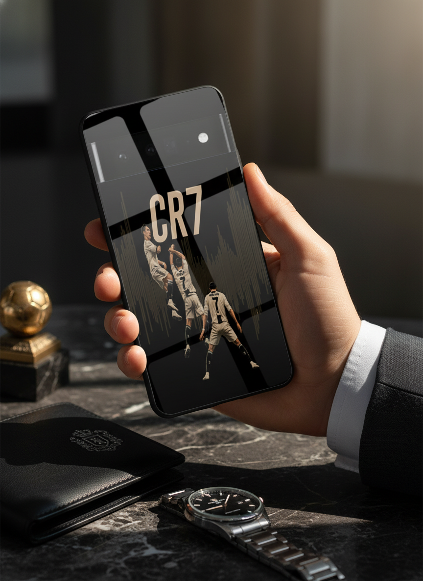 Air CR7 Premium Glass Back Cover For Google Pixel 7,8,9,10 Series