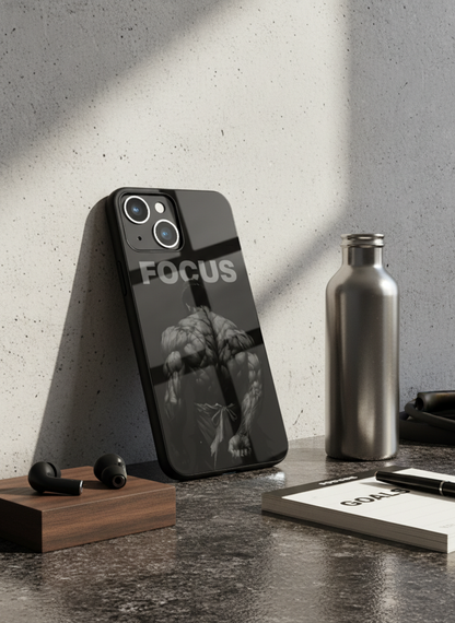 Focus Premium Glass Back Cover For iPhone 11-17 Models