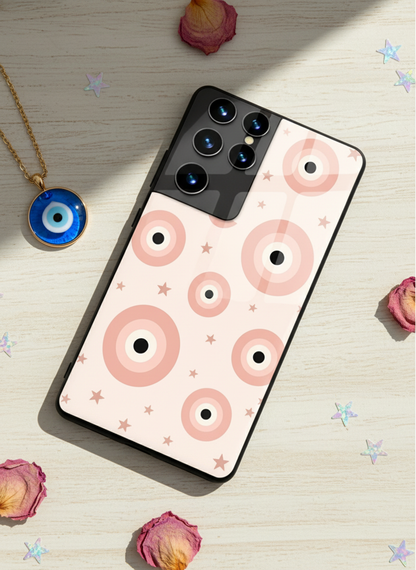 Eye Of Protection Dreamy Orbit Premium Glass Back Cover For Galaxy S, A, M & F Series