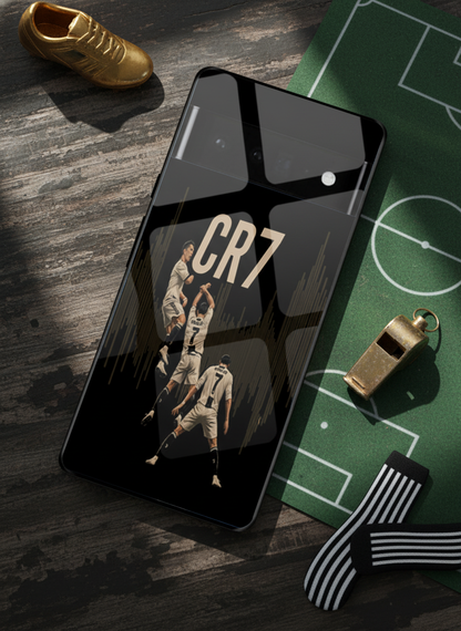 Air CR7 Premium Glass Back Cover For Google Pixel 7,8,9,10 Series